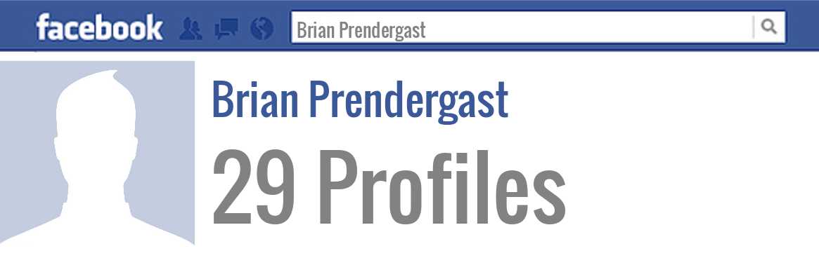 Brian Prendergast facebook profiles