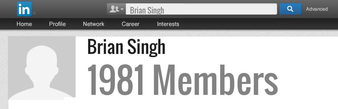 Brian Singh linkedin profile