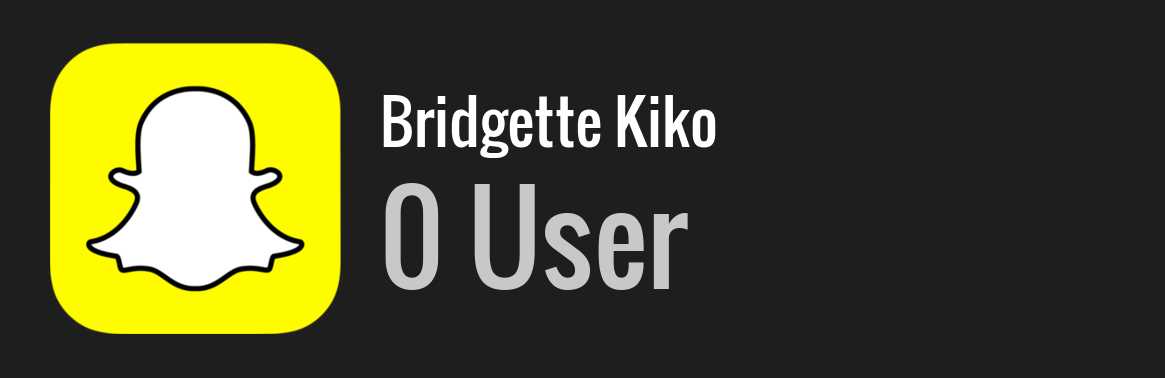 Bridgette Kiko snapchat