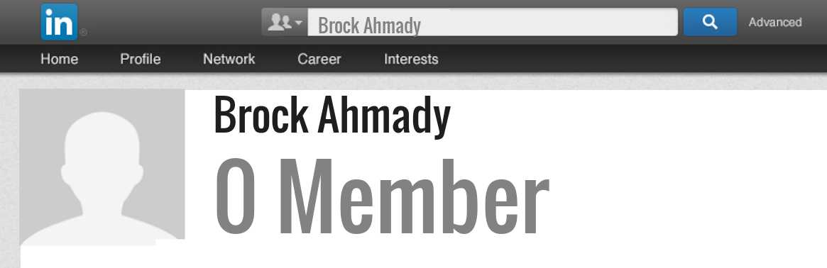 Brock Ahmady linkedin profile