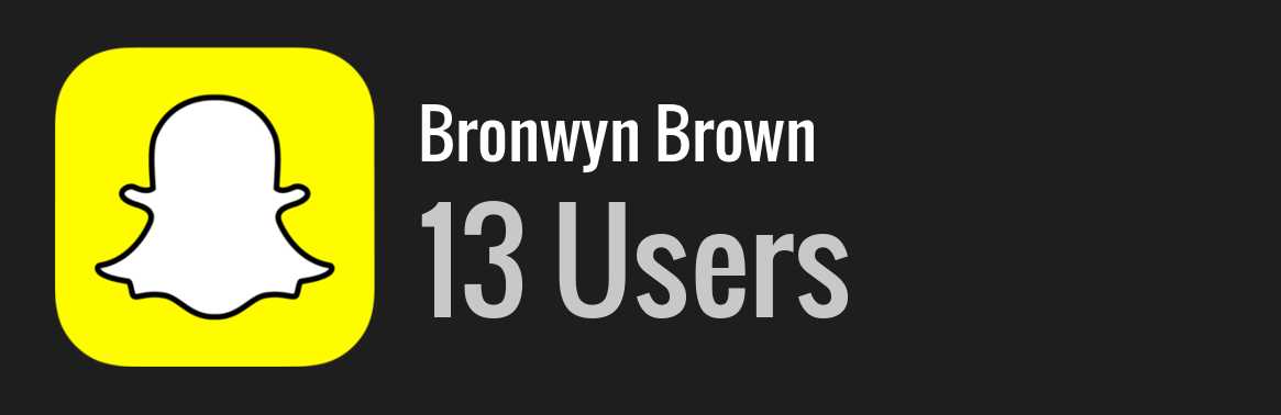 Bronwyn Brown snapchat