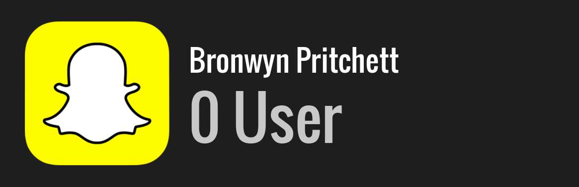 Bronwyn Pritchett snapchat