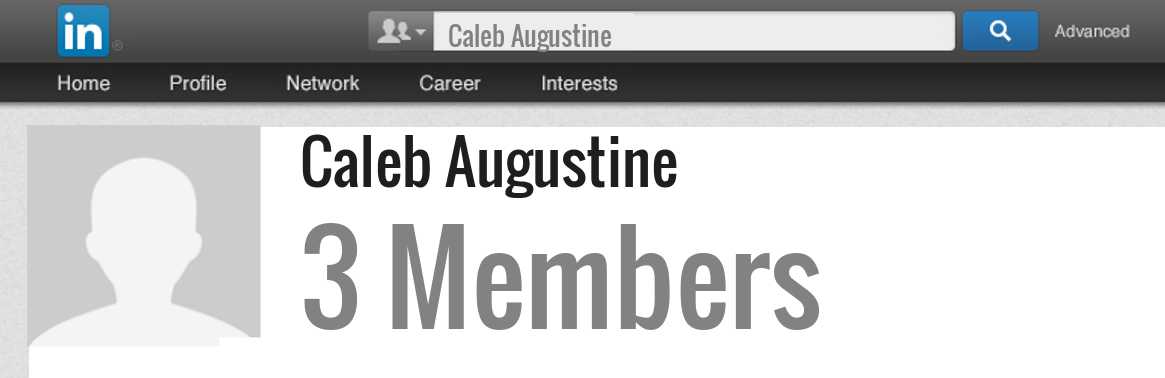 Caleb Augustine linkedin profile