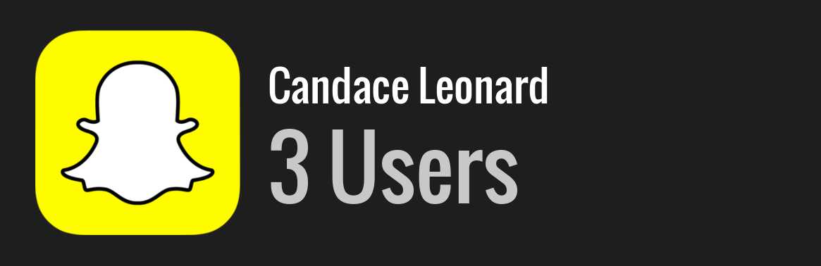 Candace Leonard snapchat
