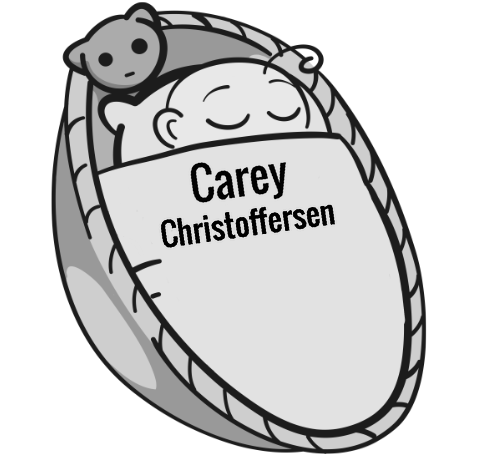 Carey Christoffersen sleeping baby