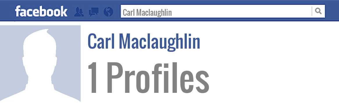Carl Maclaughlin facebook profiles