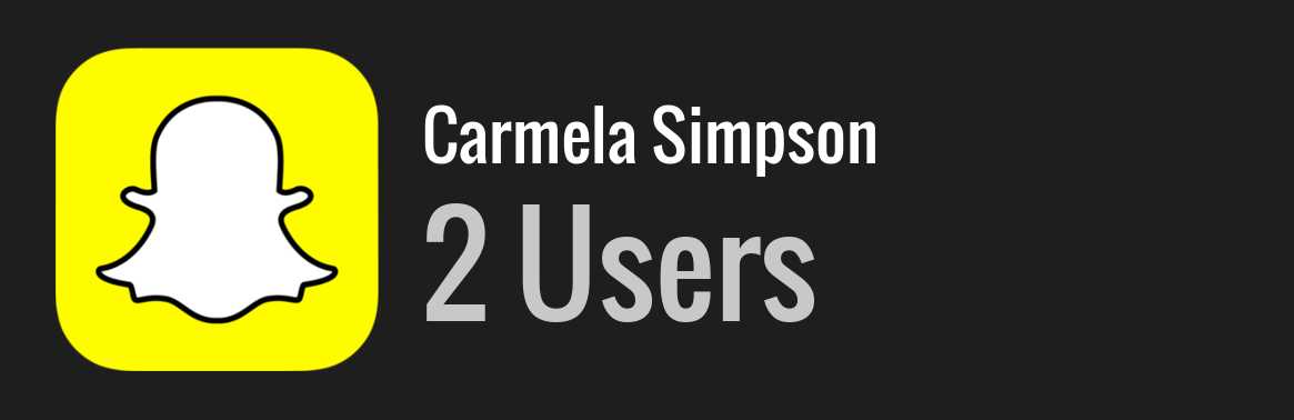 Carmela Simpson snapchat