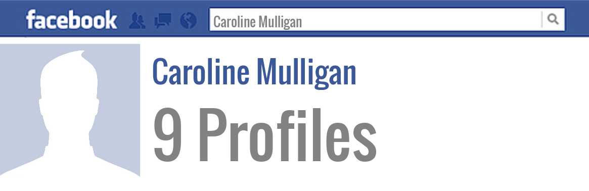 Caroline Mulligan facebook profiles