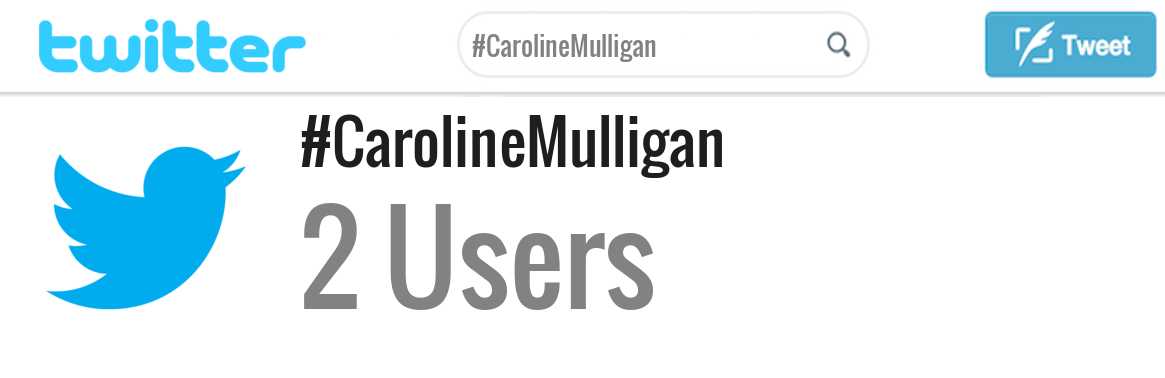Caroline Mulligan twitter account