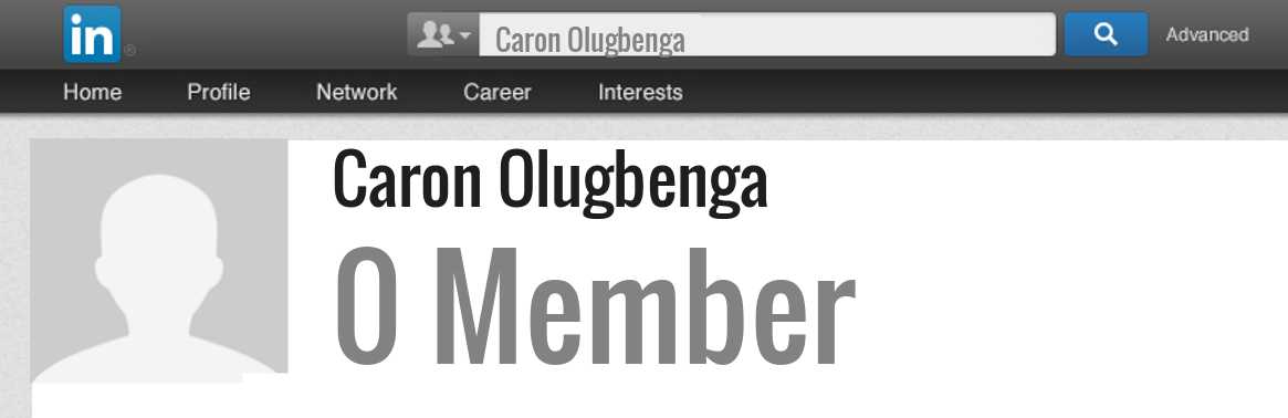 Caron Olugbenga linkedin profile