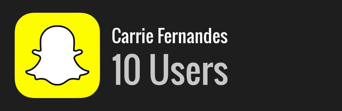 Carrie Fernandes snapchat