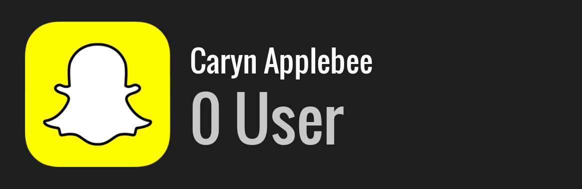 Caryn Applebee snapchat