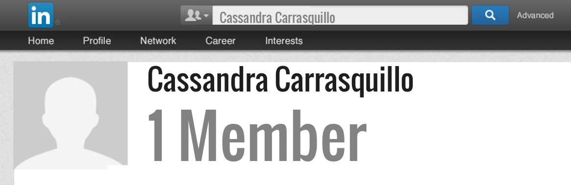 Cassandra Carrasquillo linkedin profile
