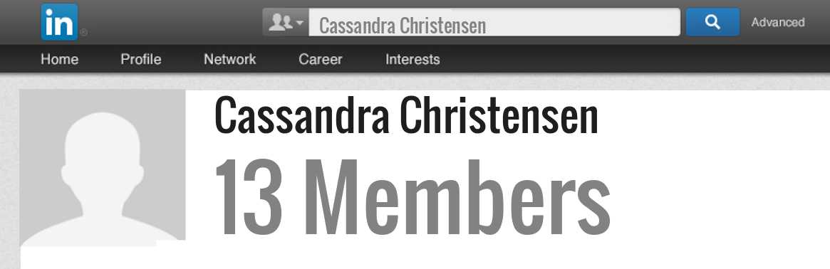Cassandra Christensen linkedin profile