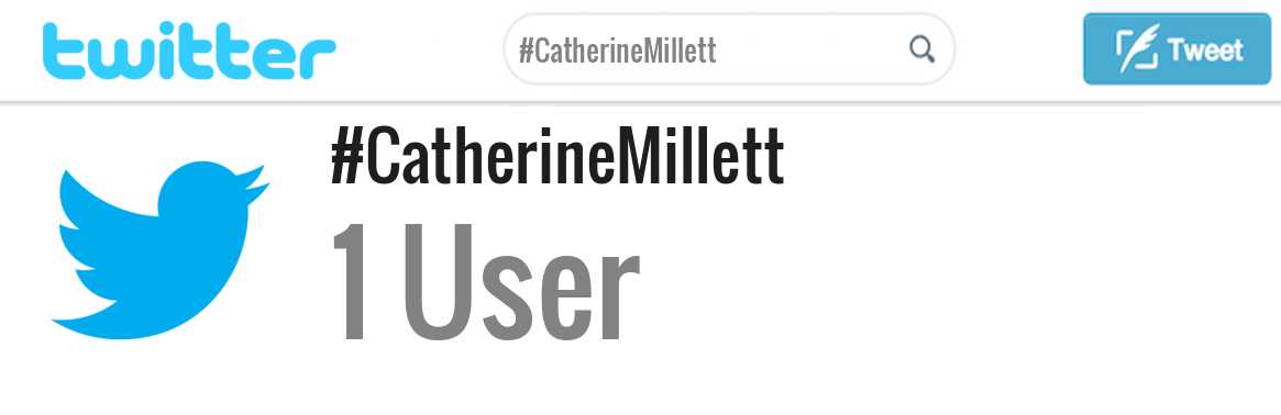 Catherine Millett twitter account