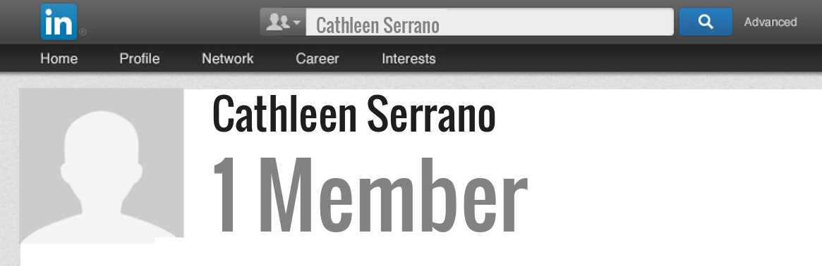 Cathleen Serrano linkedin profile