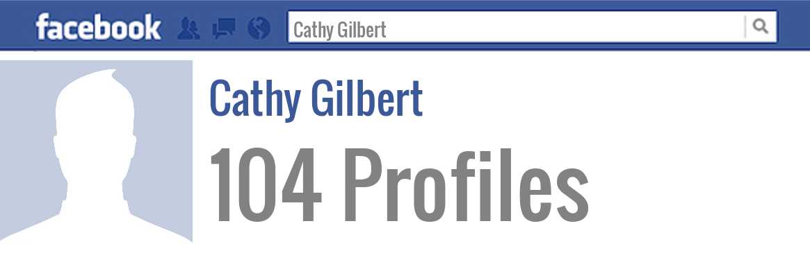 Cathy Gilbert facebook profiles