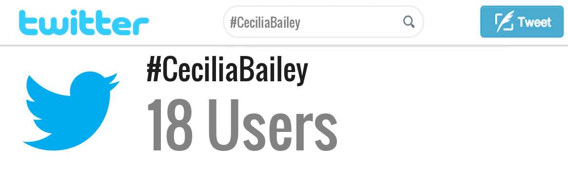 Cecilia Bailey twitter account