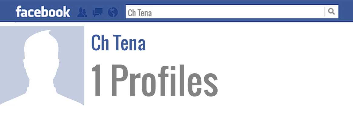Ch Tena facebook profiles