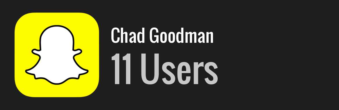 Chad Goodman snapchat