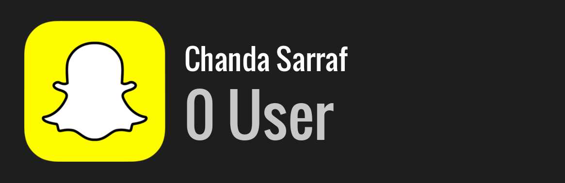 Chanda Sarraf snapchat