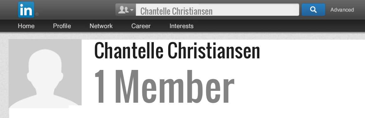 Chantelle Christiansen linkedin profile