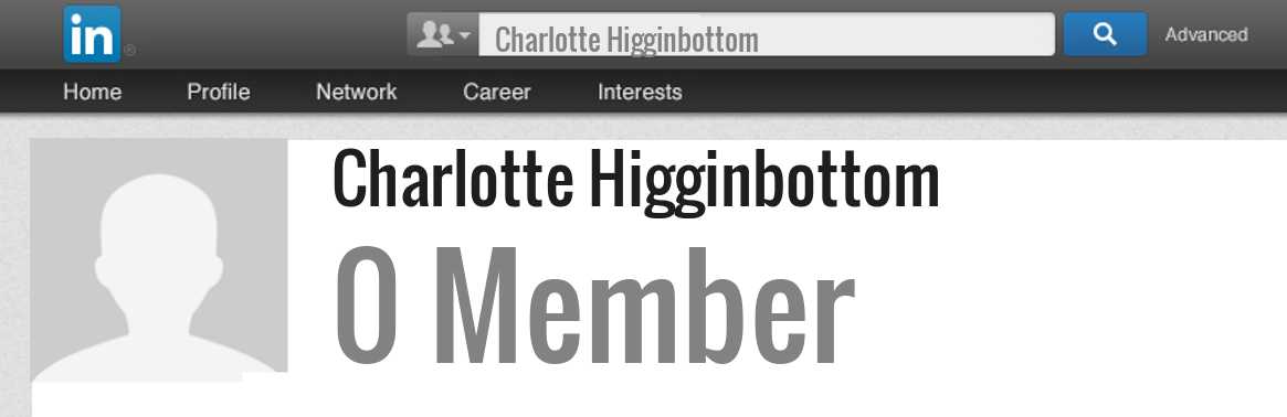 Charlotte Higginbottom linkedin profile