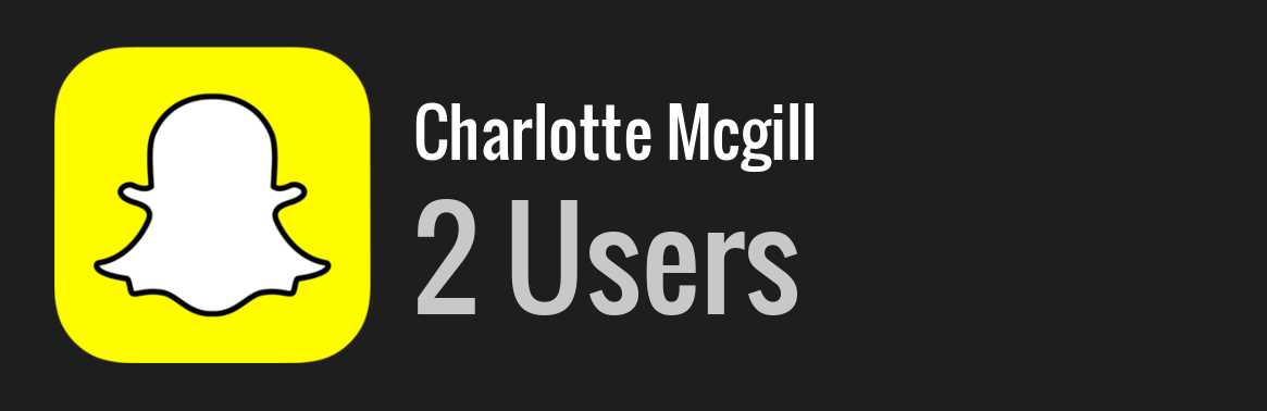 Charlotte Mcgill snapchat