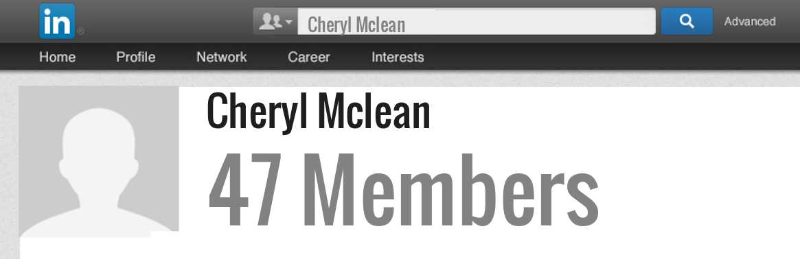 Cheryl Mclean linkedin profile