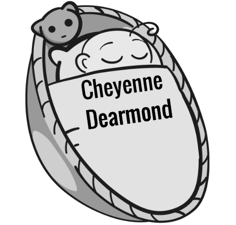 Cheyenne Dearmond sleeping baby