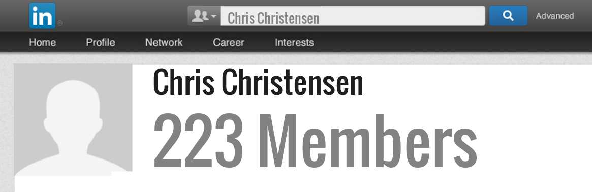Chris Christensen linkedin profile