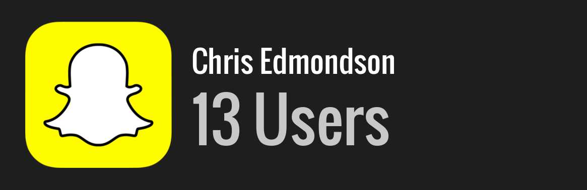 Chris Edmondson snapchat