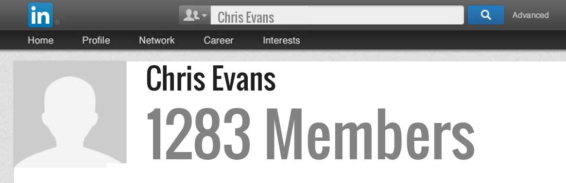 Chris Evans linkedin profile
