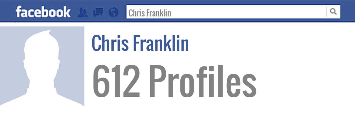 Chris Franklin facebook profiles