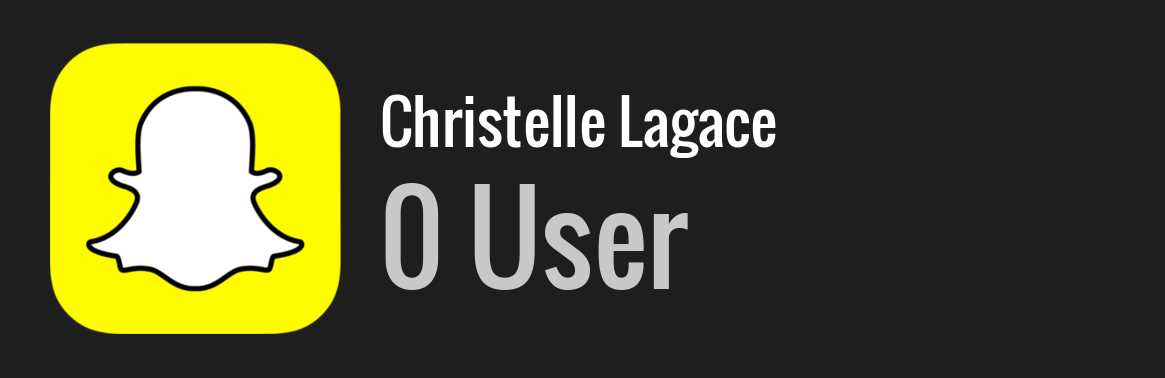 Christelle Lagace snapchat