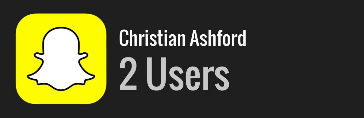 Christian Ashford snapchat