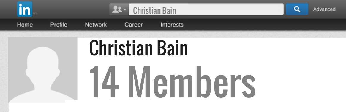 Christian Bain linkedin profile