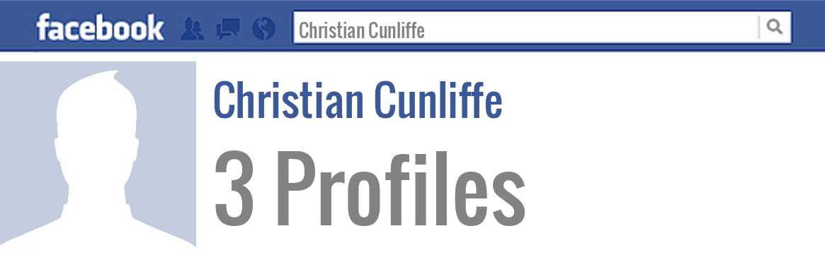Christian Cunliffe facebook profiles