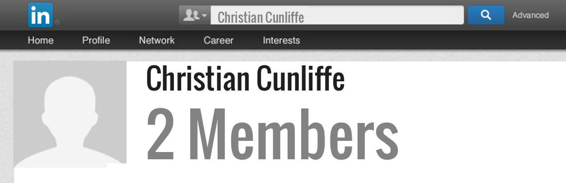 Christian Cunliffe linkedin profile