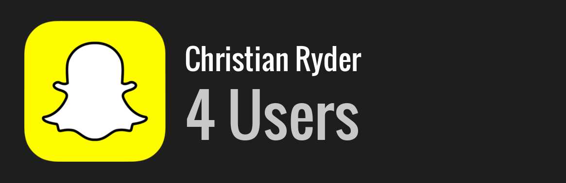 Christian Ryder snapchat