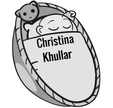 Christina Khullar sleeping baby