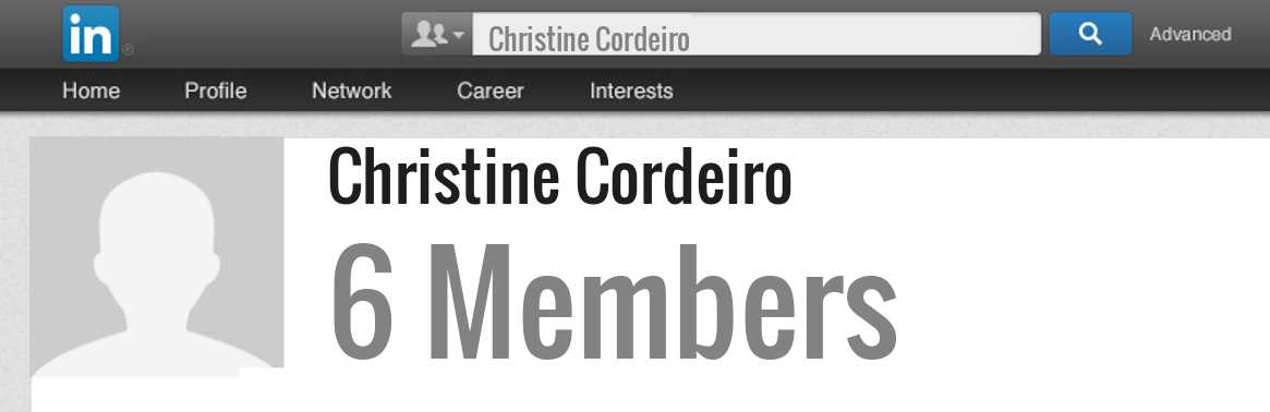 Christine Cordeiro linkedin profile