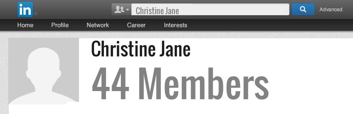 Christine Jane linkedin profile