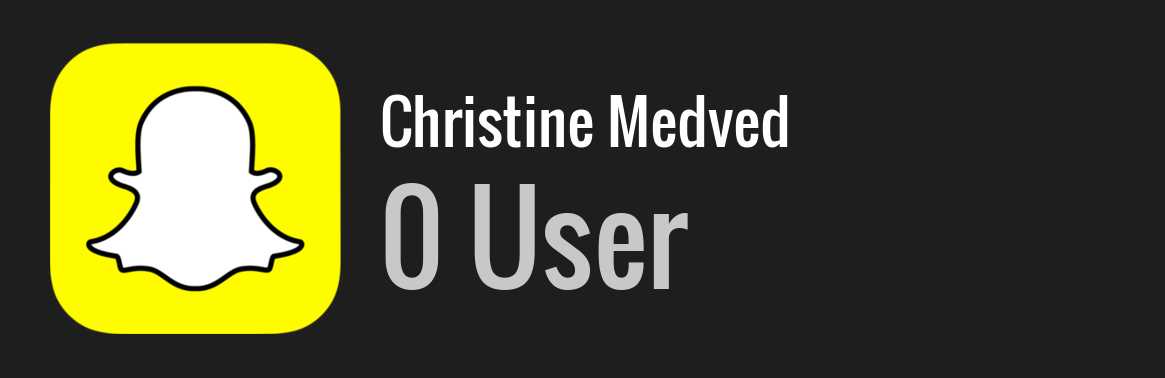 Christine Medved snapchat