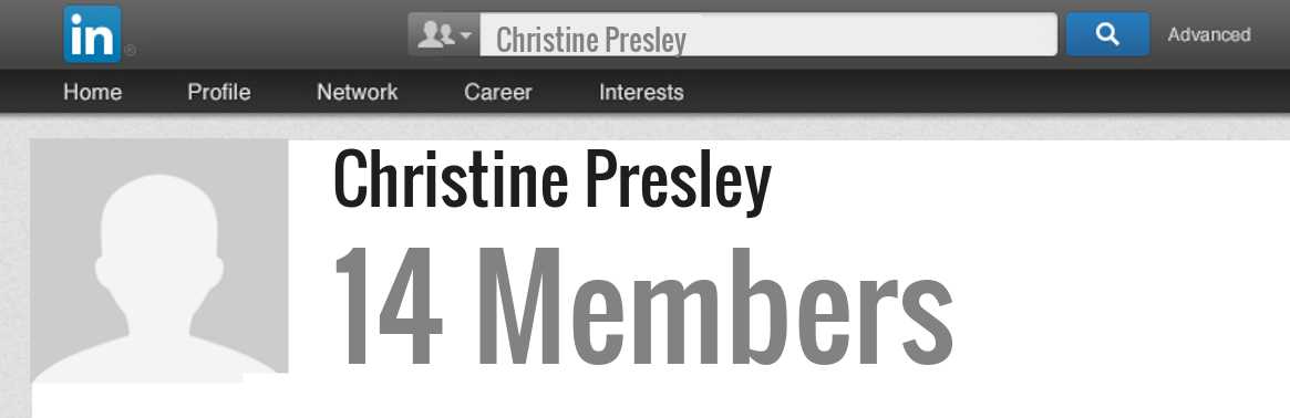 Christine Presley linkedin profile