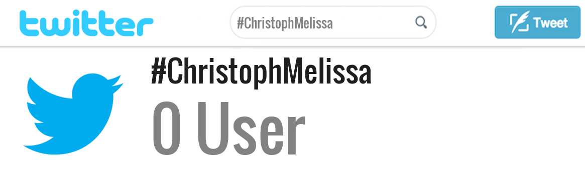 Christoph Melissa twitter account