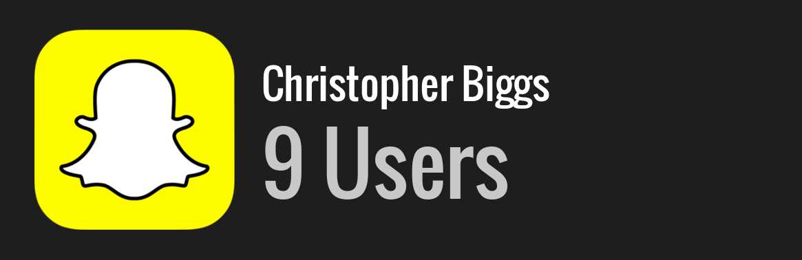 Christopher Biggs snapchat