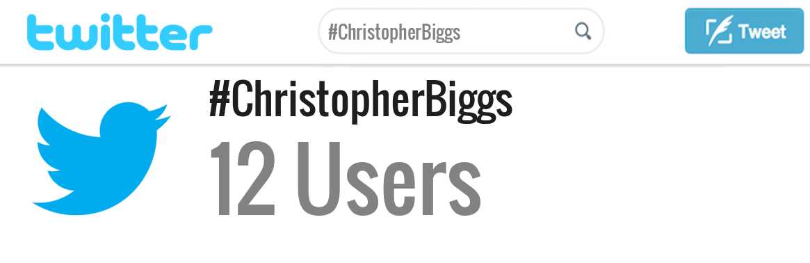 Christopher Biggs twitter account