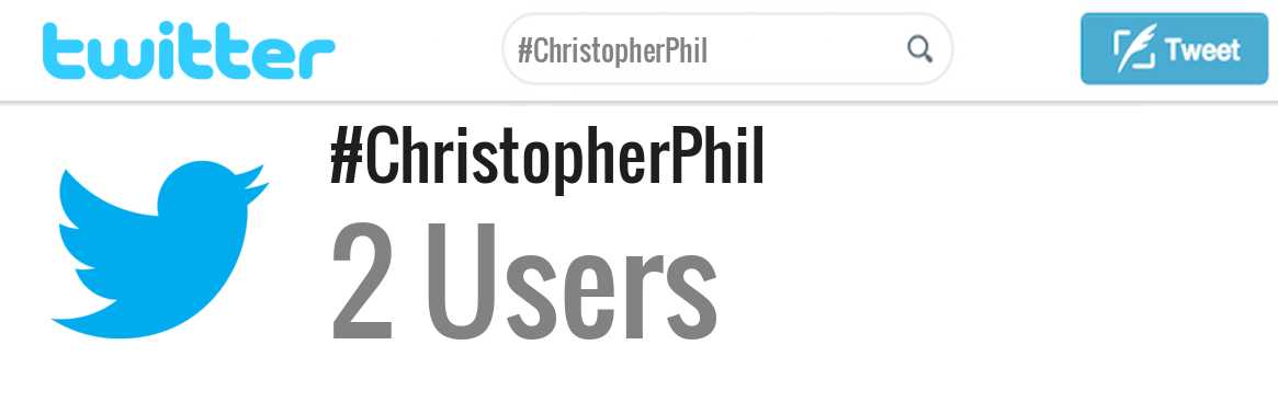 Christopher Phil twitter account