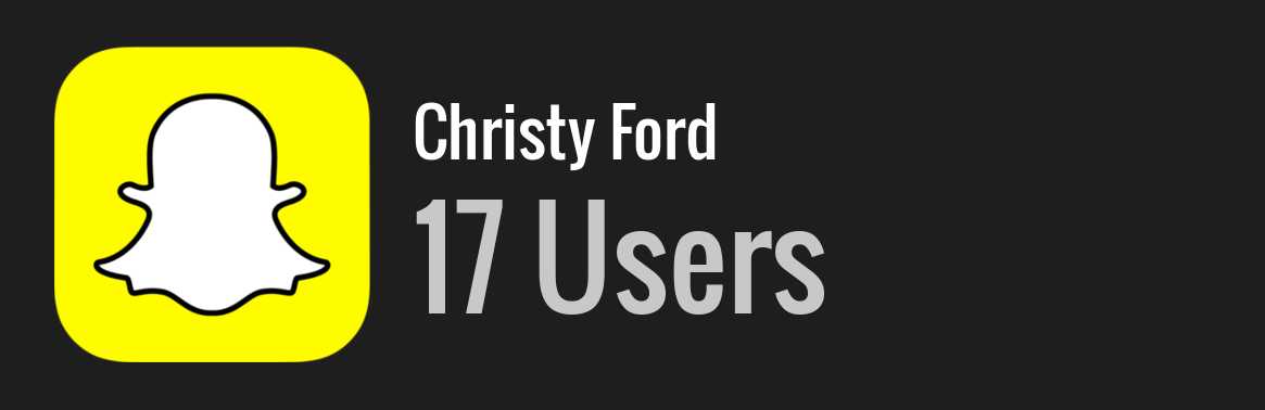 Christy Ford snapchat
